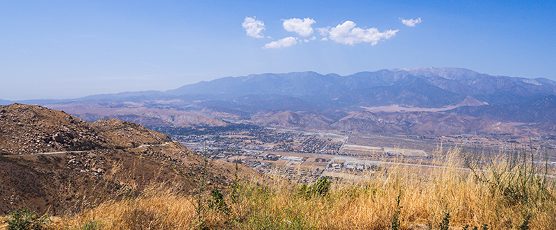 Hills and fields in California